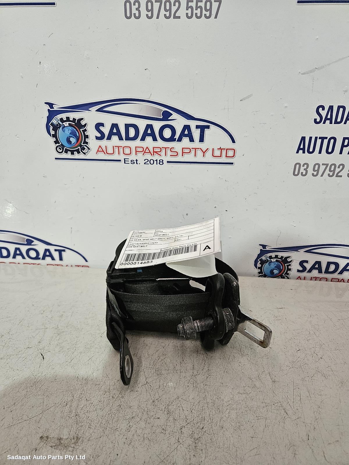 Mg Mg3 Seatbelt/stalk