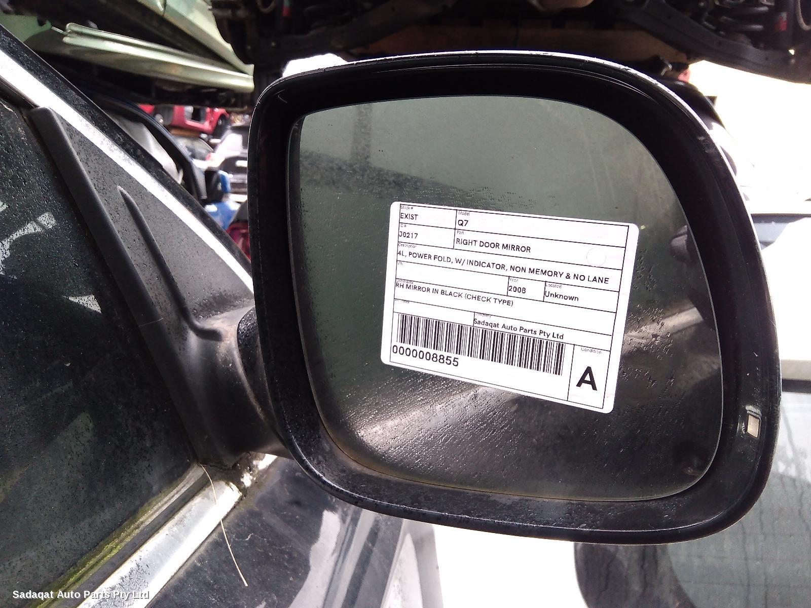 Audi Q7 Right Door Mirror