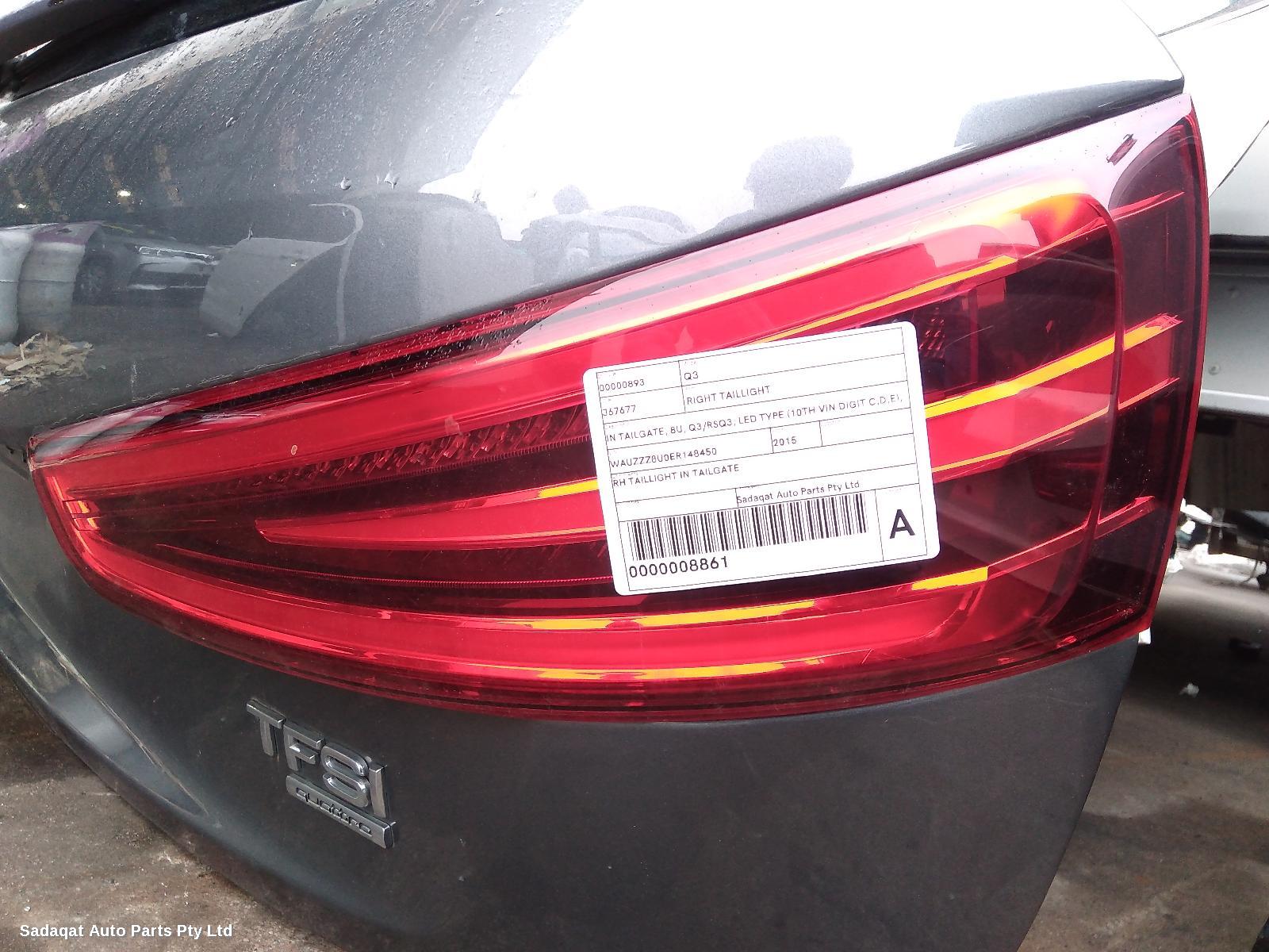 Audi Q3 Right Taillight