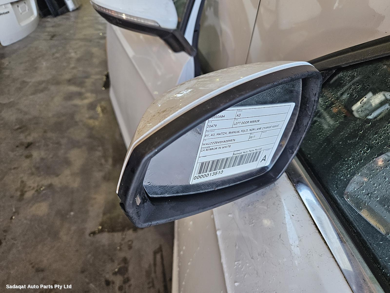 Audi A3 Left Door Mirror