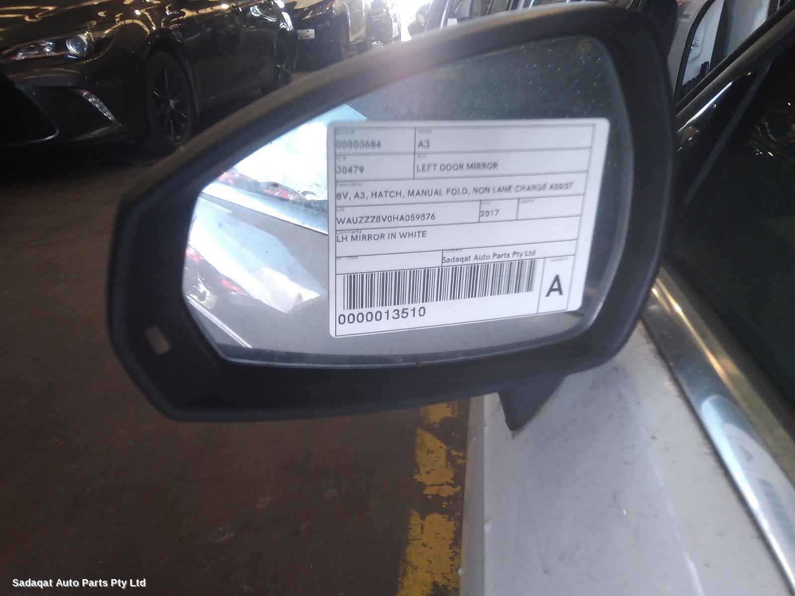 Audi A3 Left Door Mirror