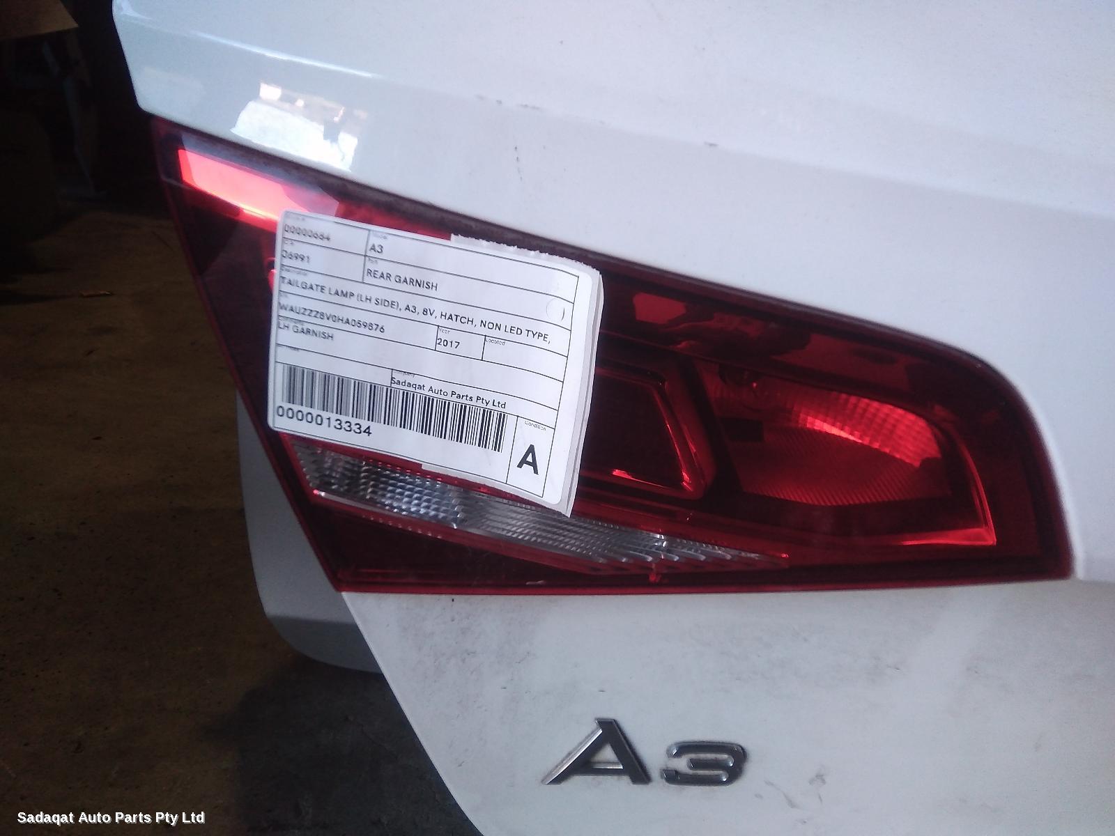 Audi A3 Rear Garnish