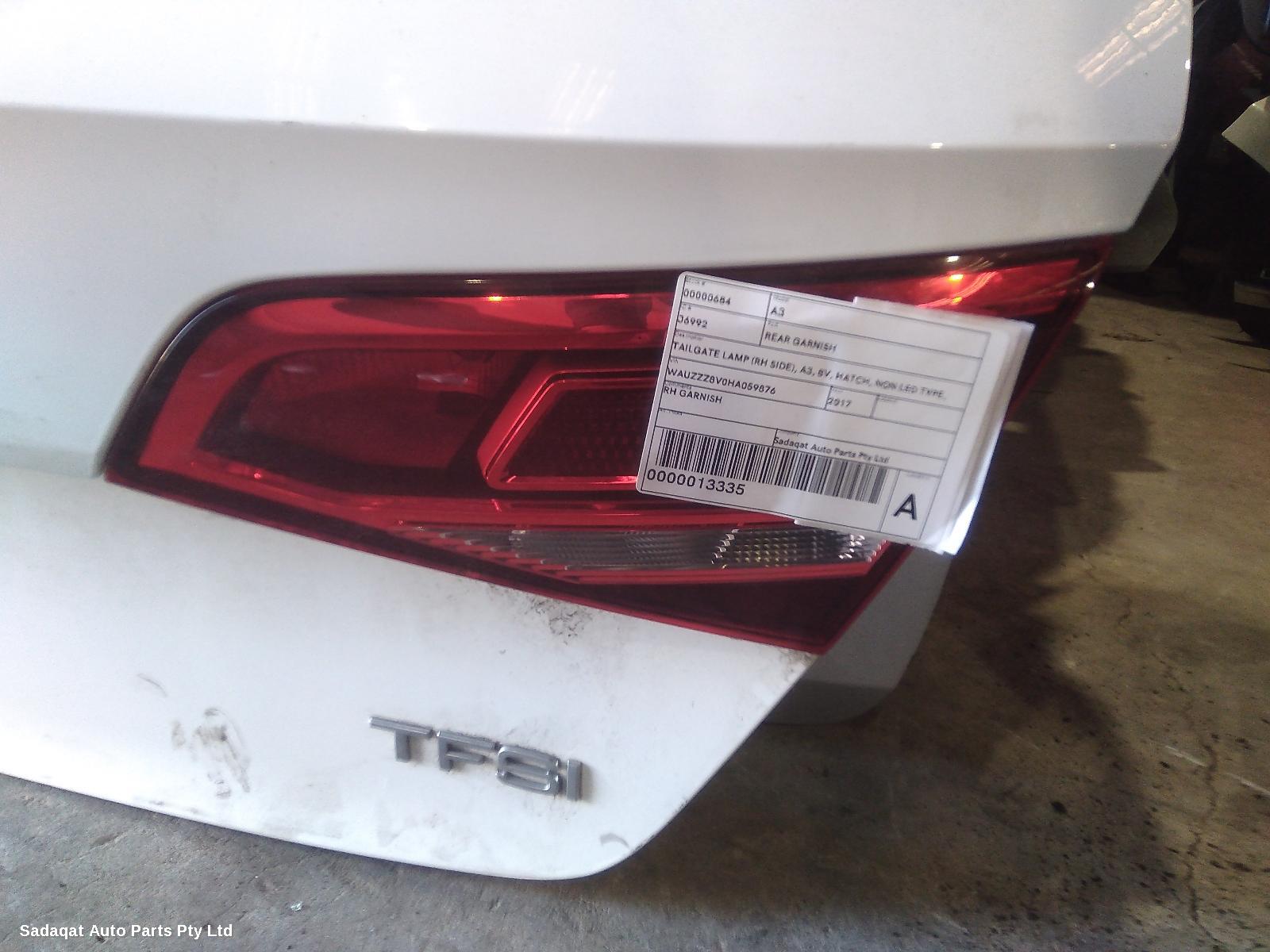 Audi A3 Rear Garnish