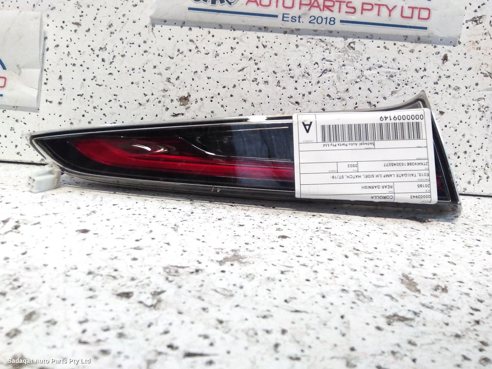 Toyota Corolla Rear Garnish