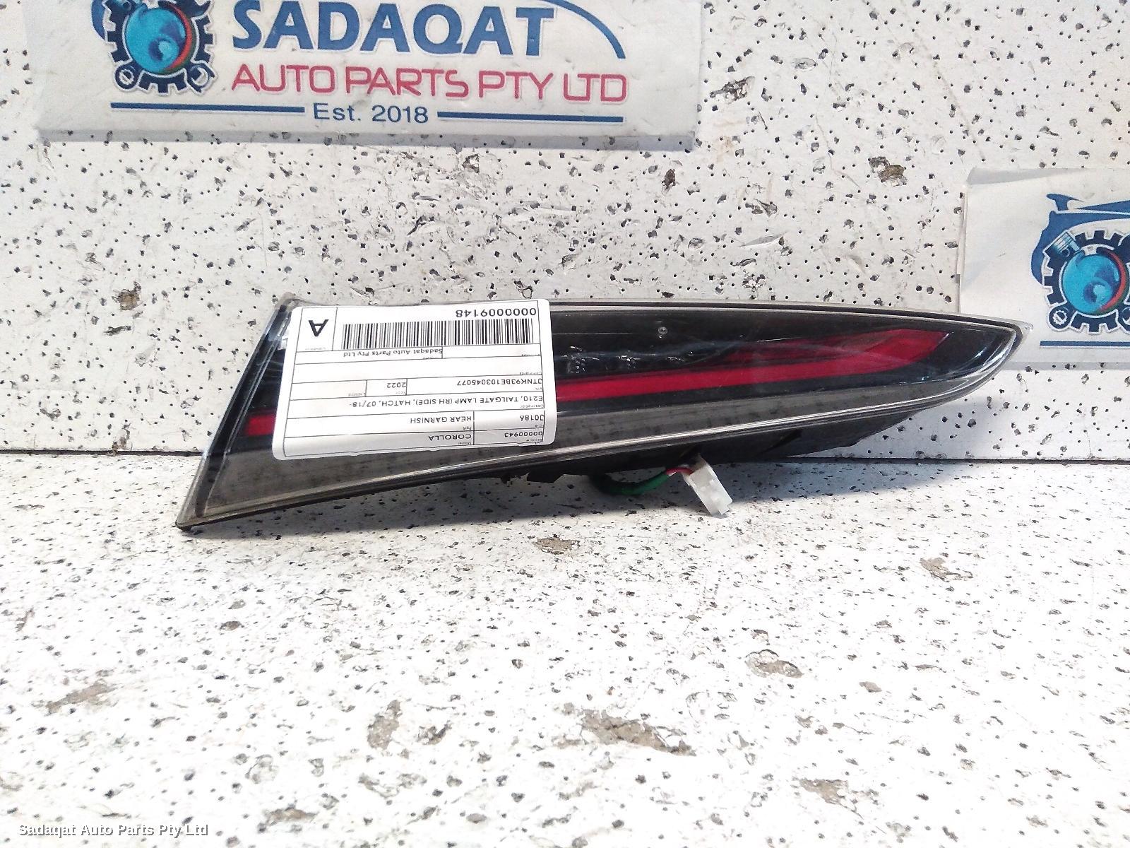 Toyota Corolla Rear Garnish