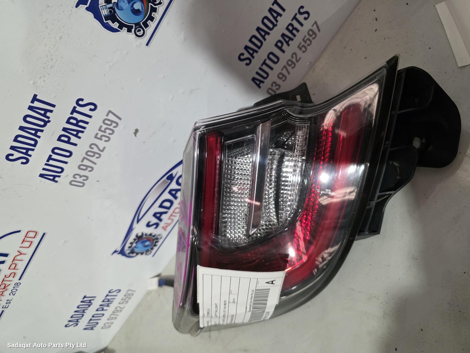 Toyota Corolla Left Taillight