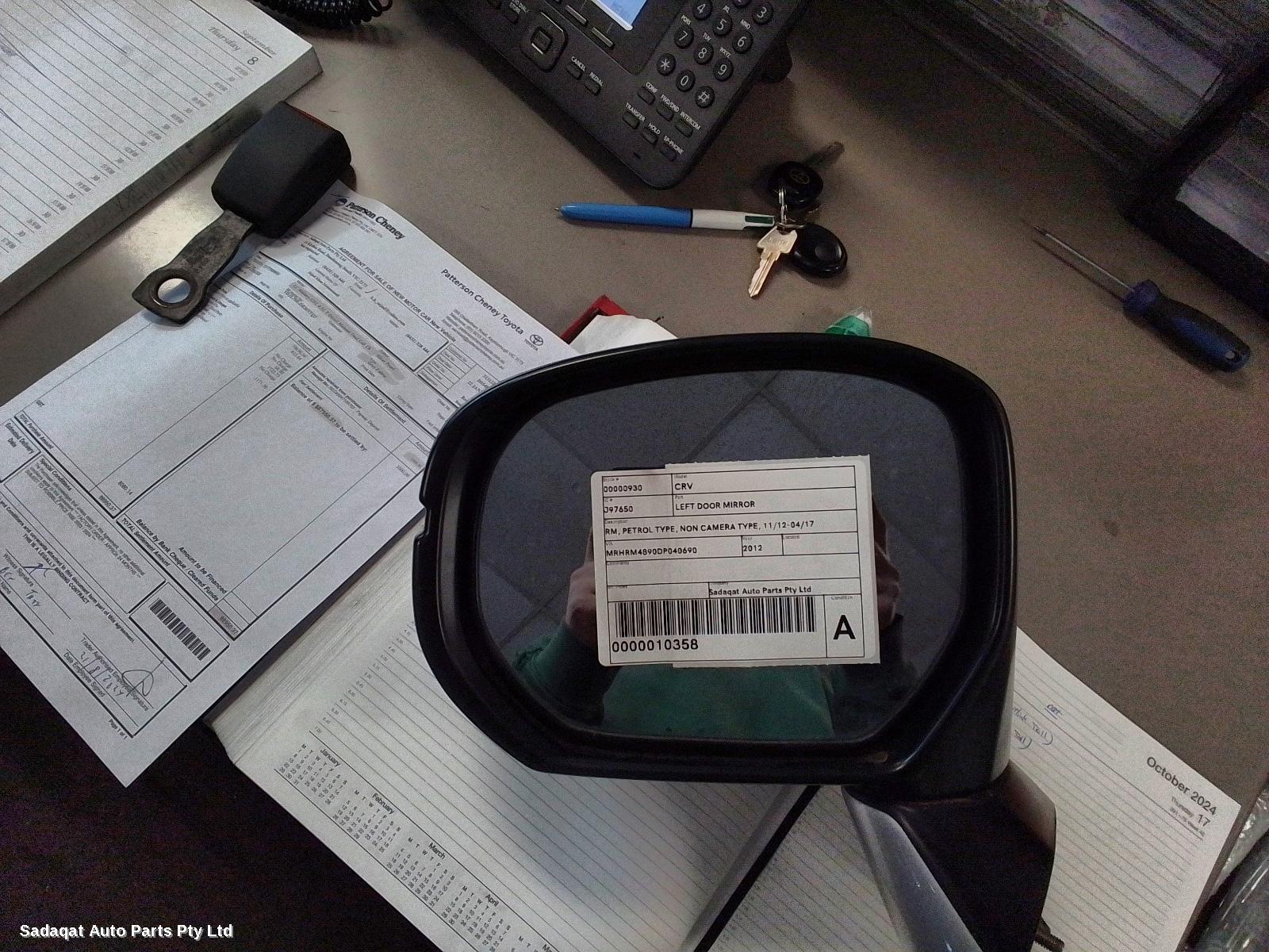 Honda Crv Left Door Mirror