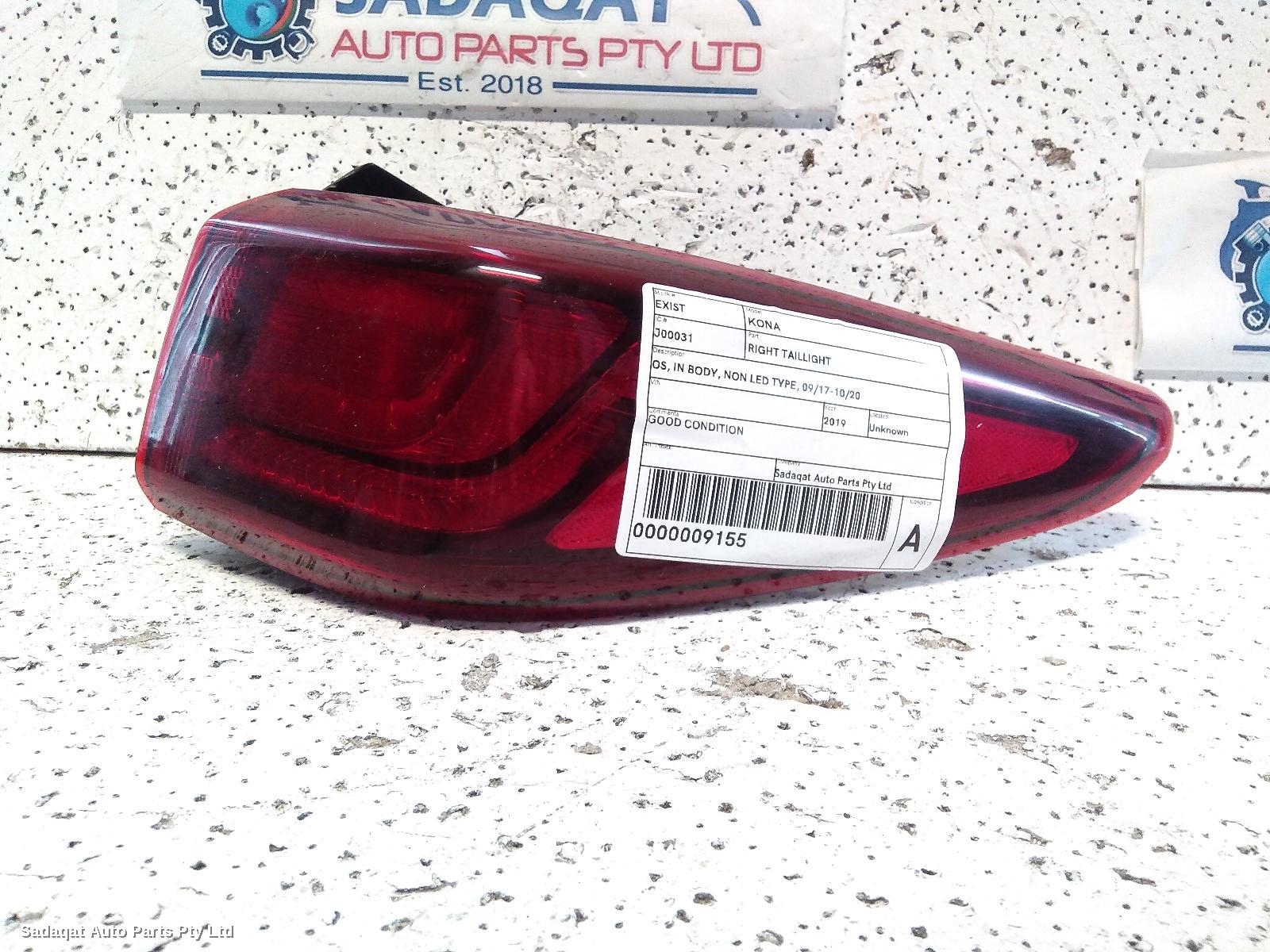 Hyundai Kona Right Taillight