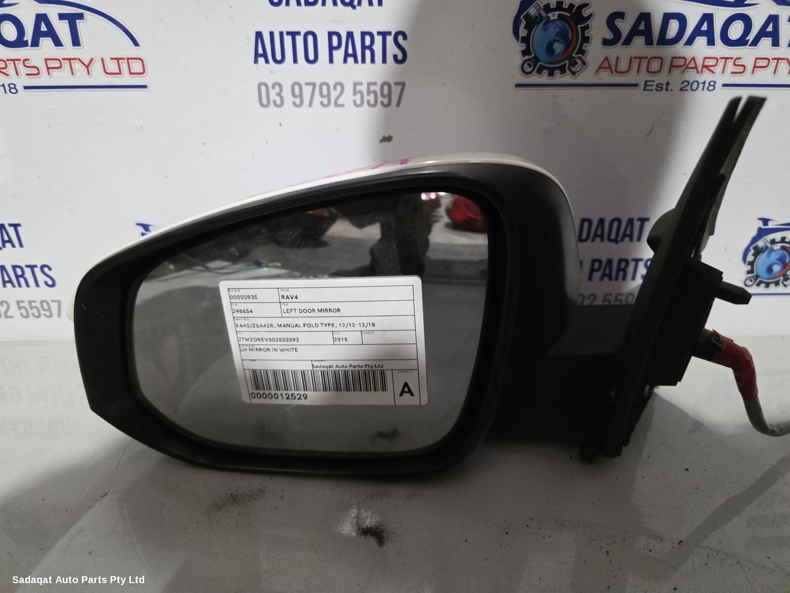 Toyota Rav4 Left Door Mirror