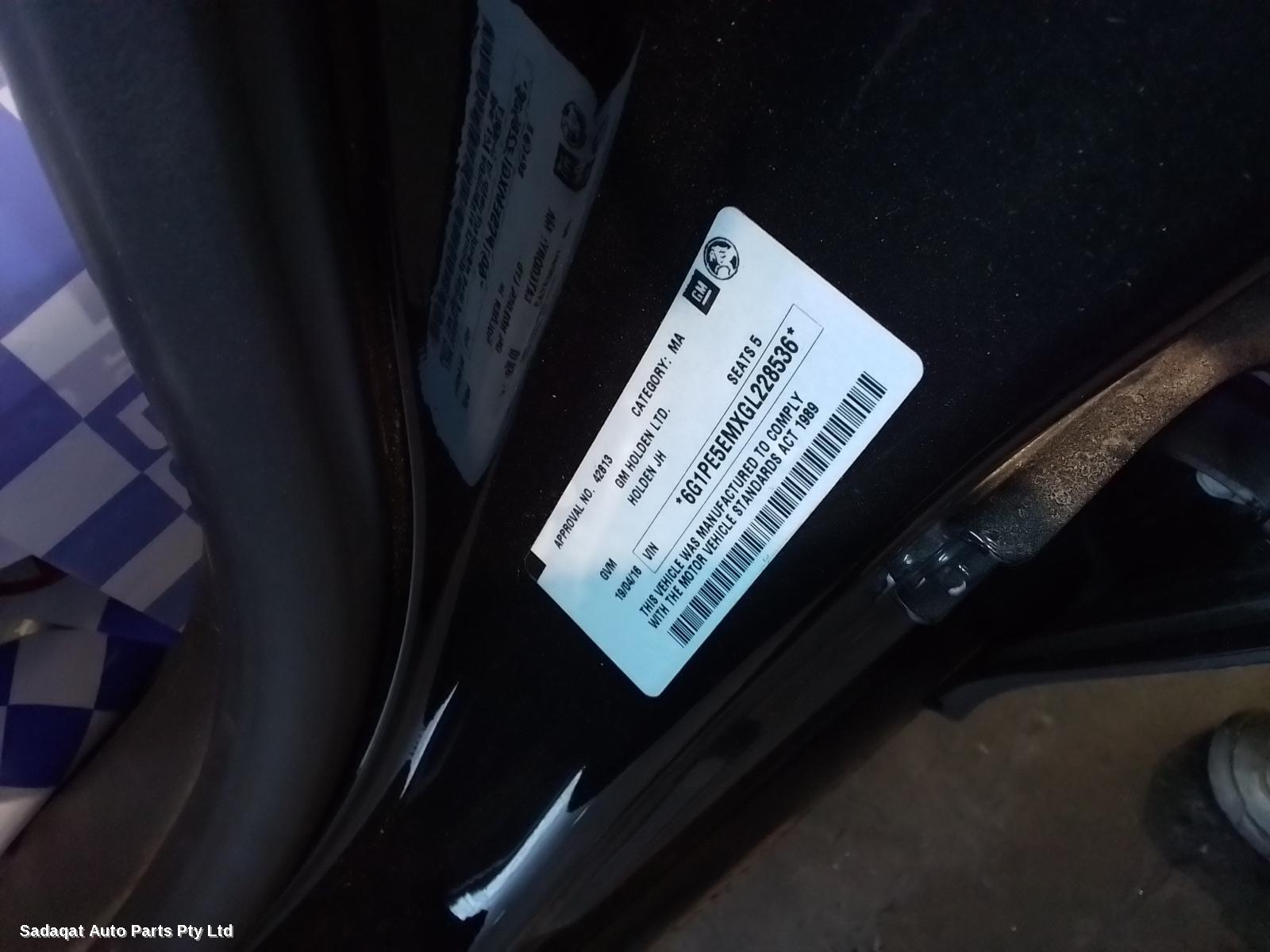 Holden Cruze Left Taillight