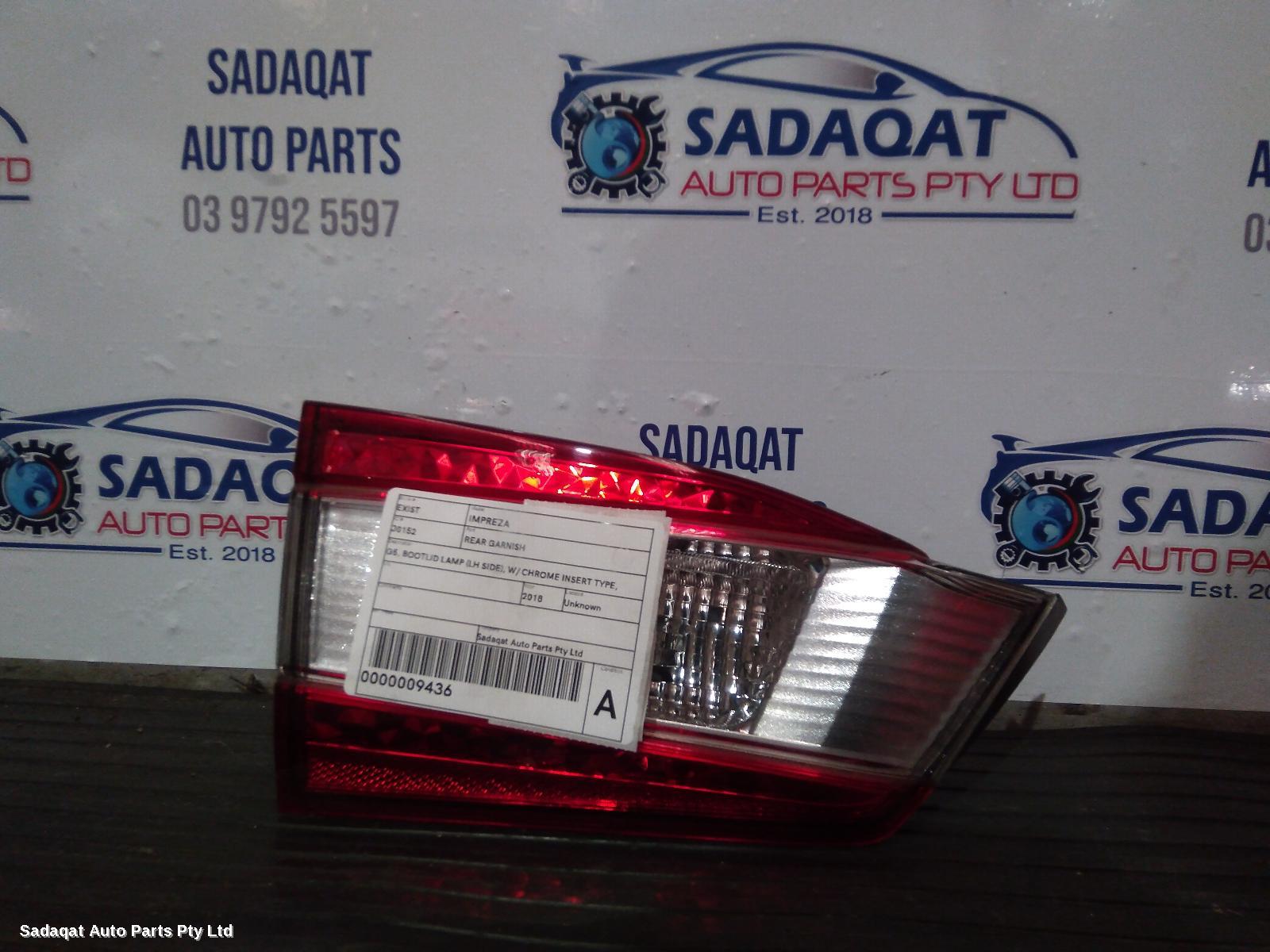 Subaru Impreza Rear Garnish