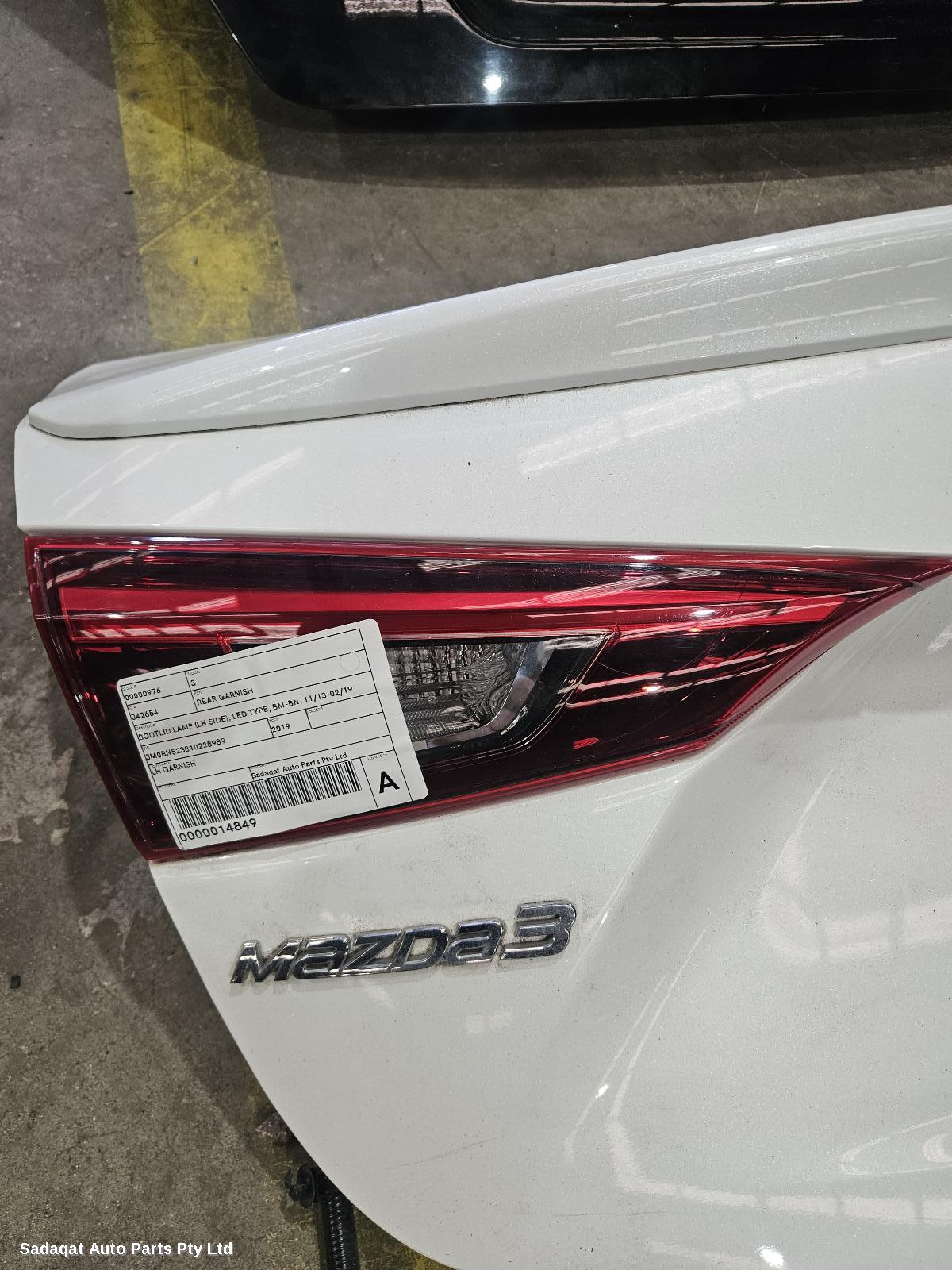 Mazda 3 Rear Garnish