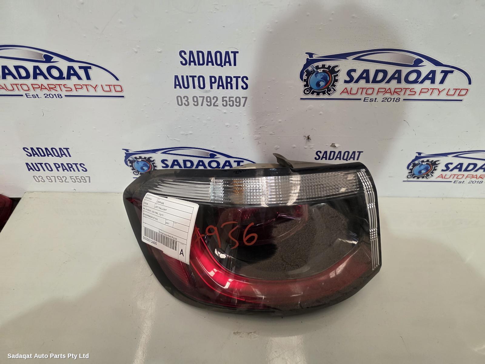 Jeep Compass Left Taillight