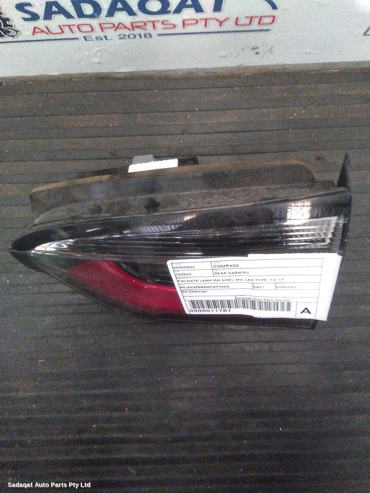 Jeep Compass Rear Garnish