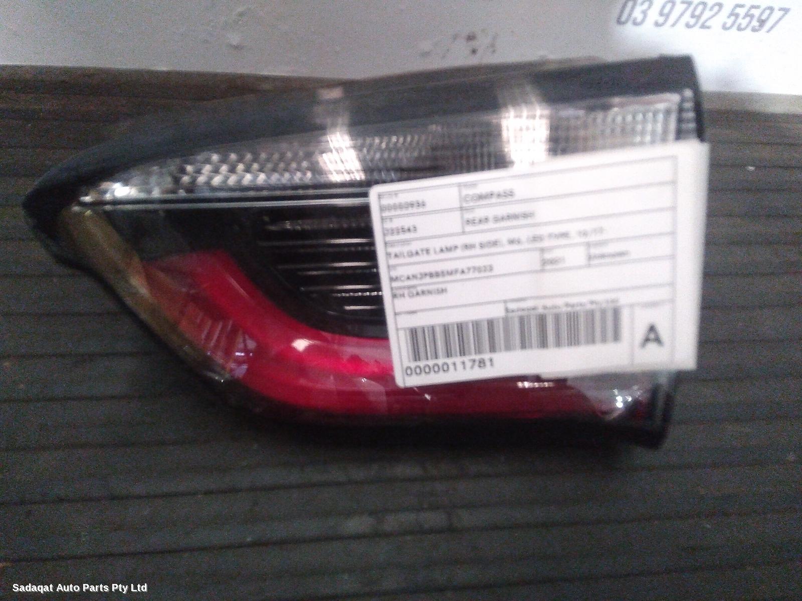 Jeep Compass Rear Garnish