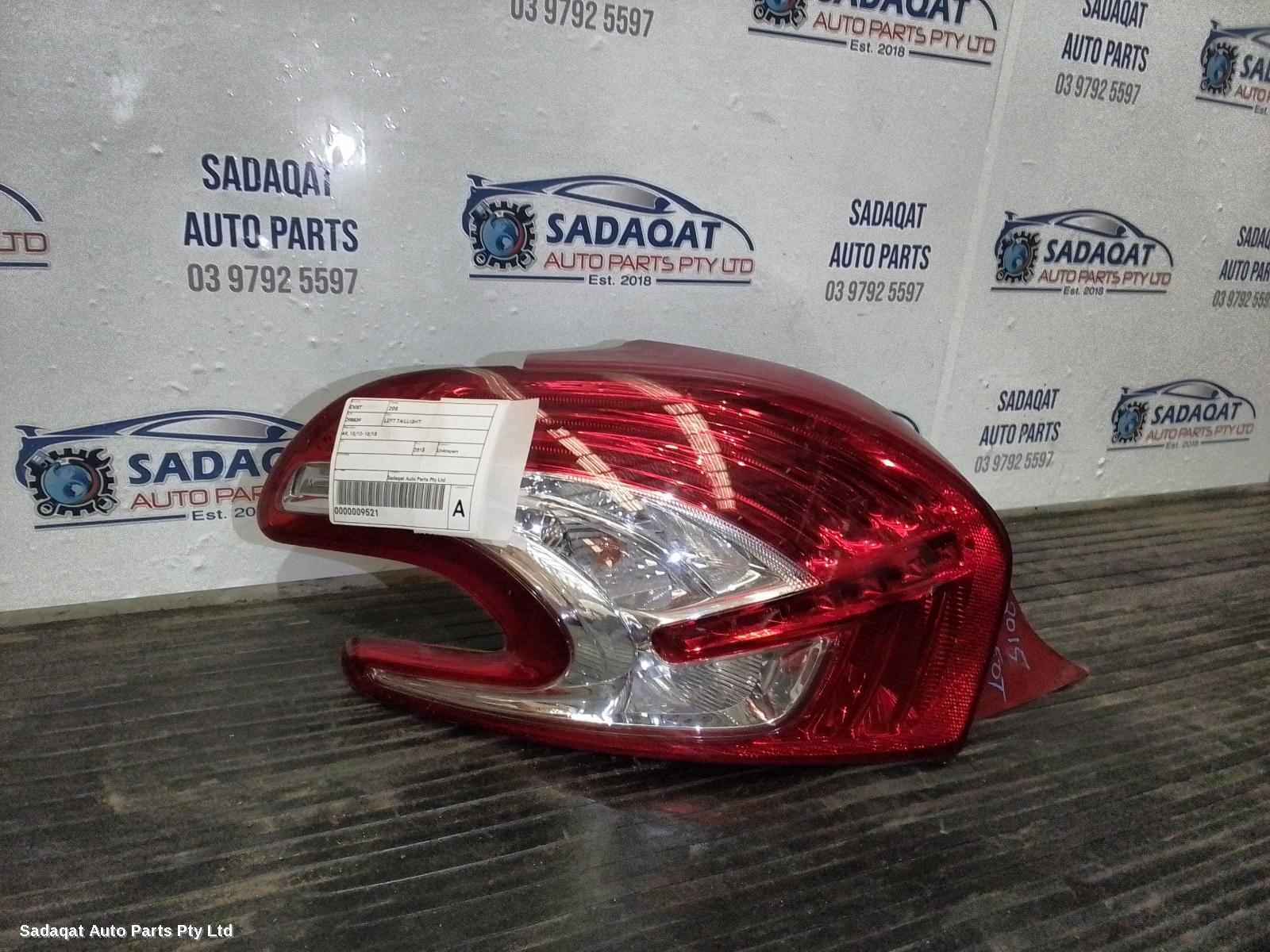 Peugeot 208 Left Taillight