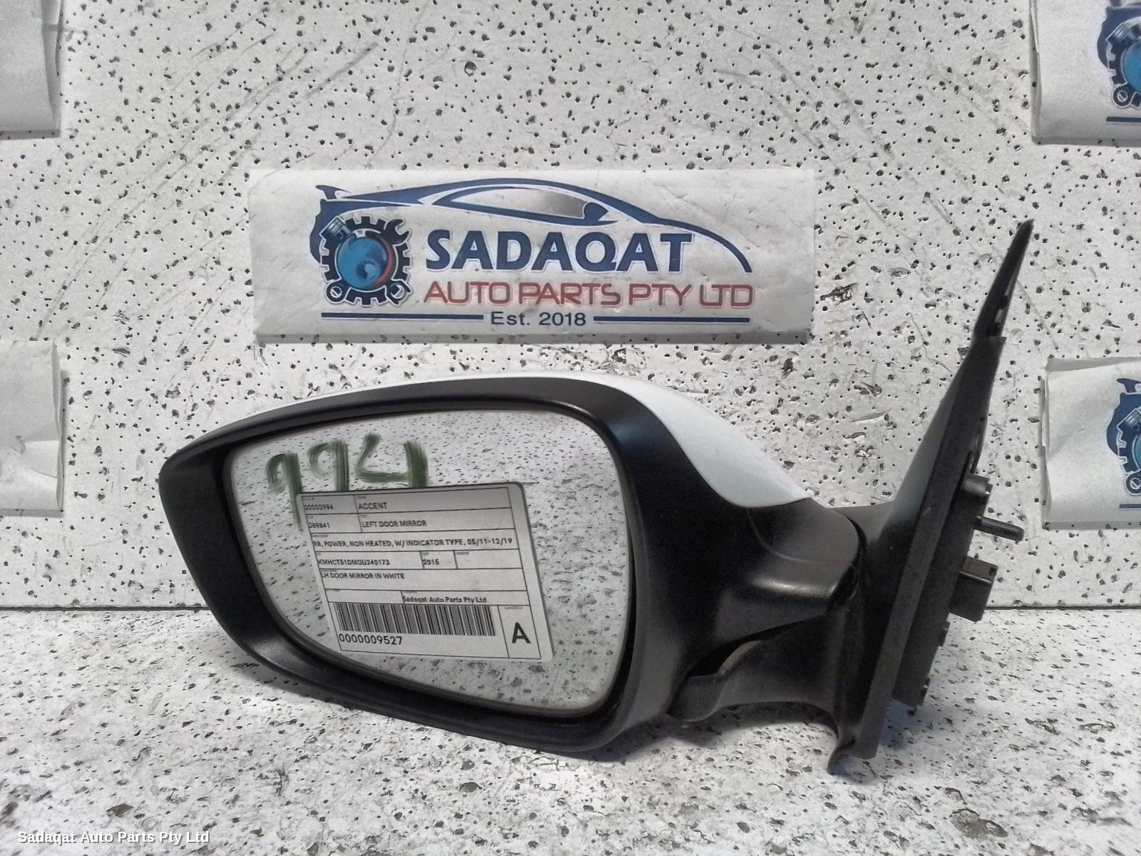 Hyundai Accent Left Door Mirror