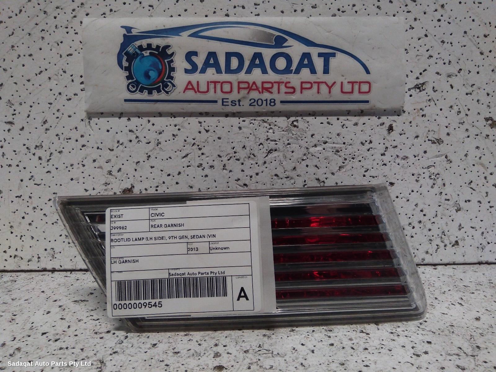 Honda Civic Rear Garnish