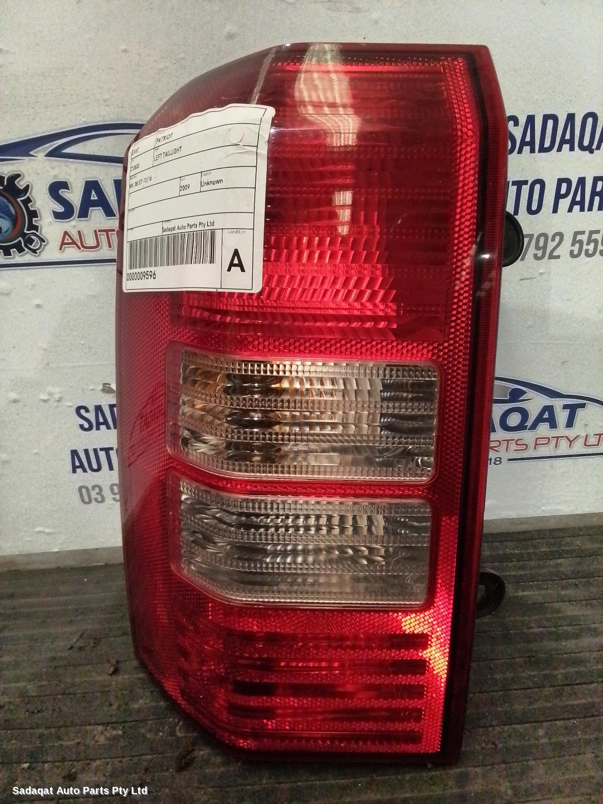 Jeep Patriot Left Taillight