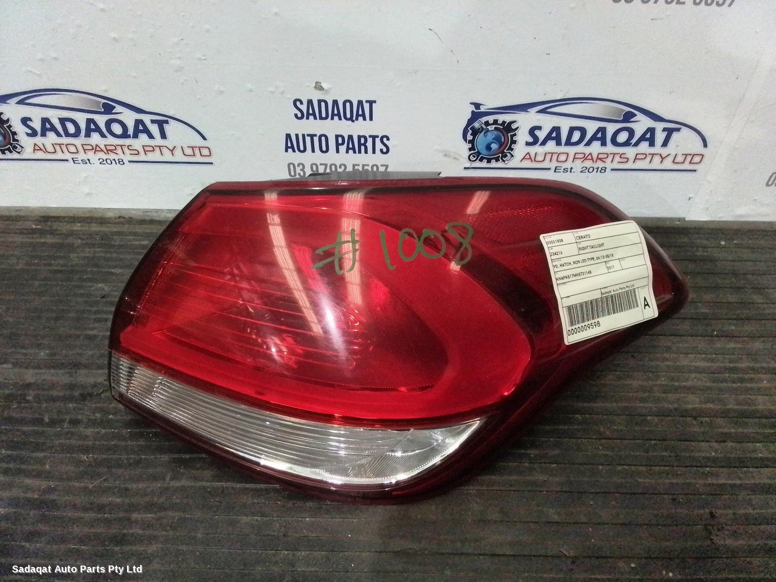 Kia Cerato Right Taillight