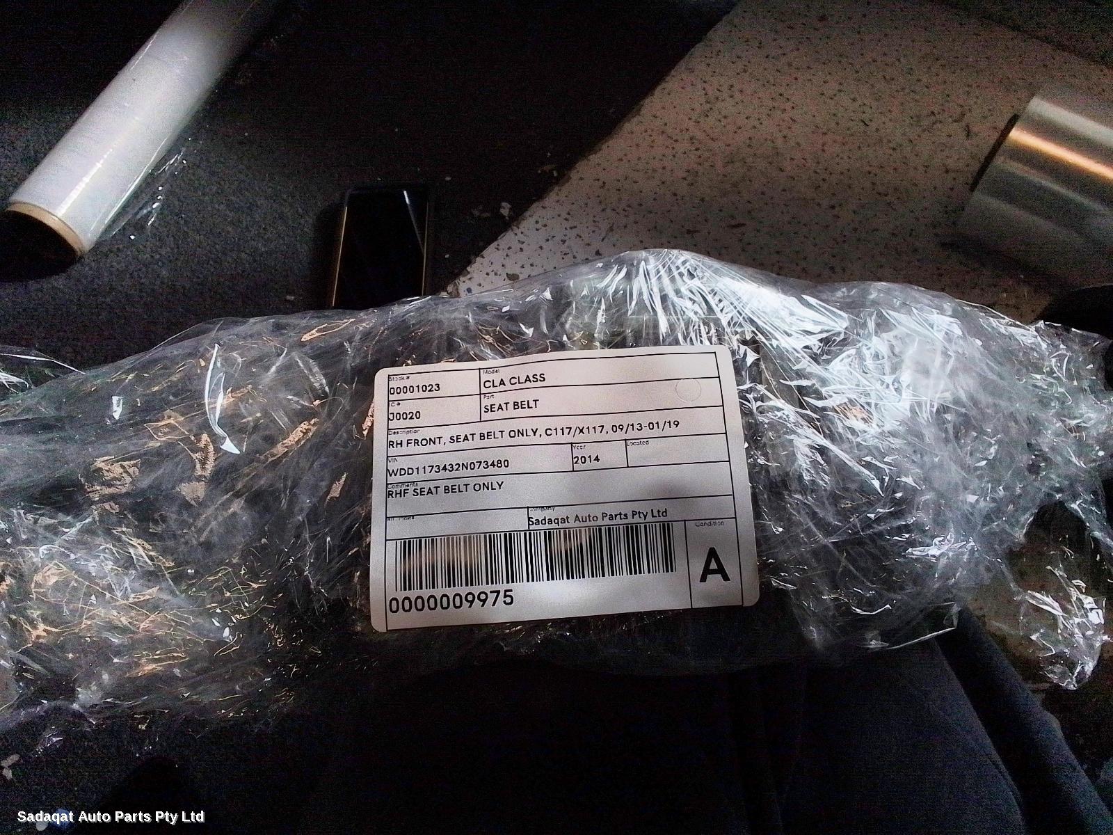 Mercedes Cla Class Seatbelt/stalk