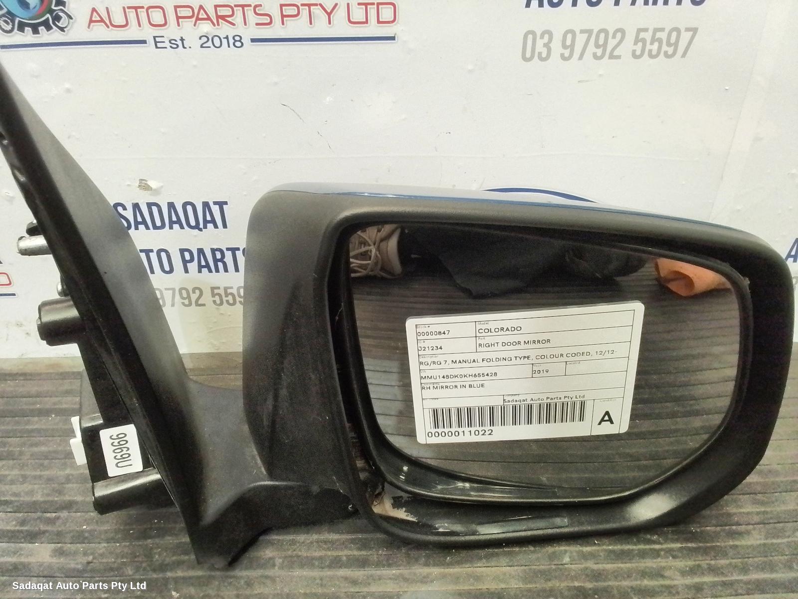 Holden Colorado Right Door Mirror