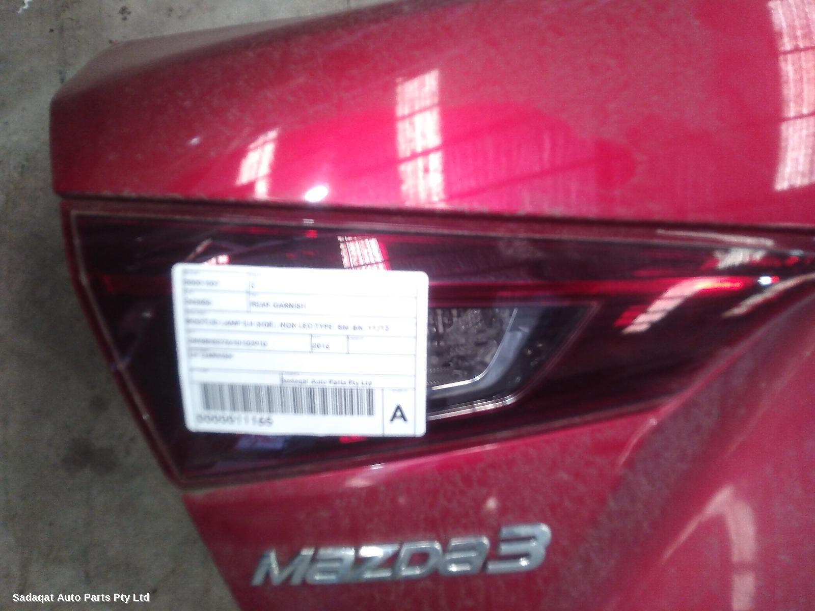 Mazda 3 Rear Garnish