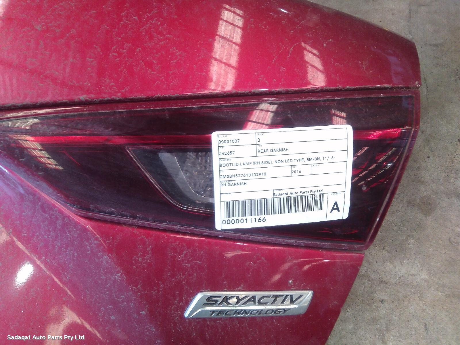 Mazda 3 Rear Garnish