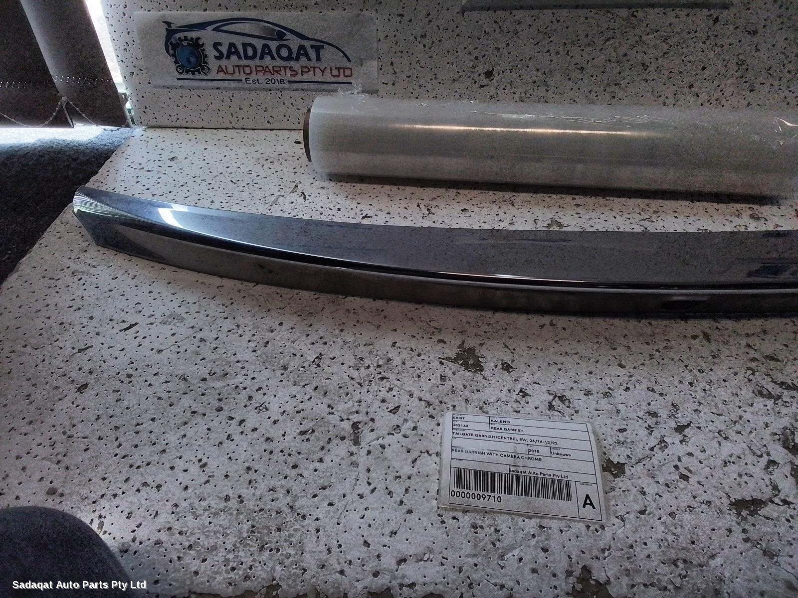 Suzuki Baleno Rear Garnish