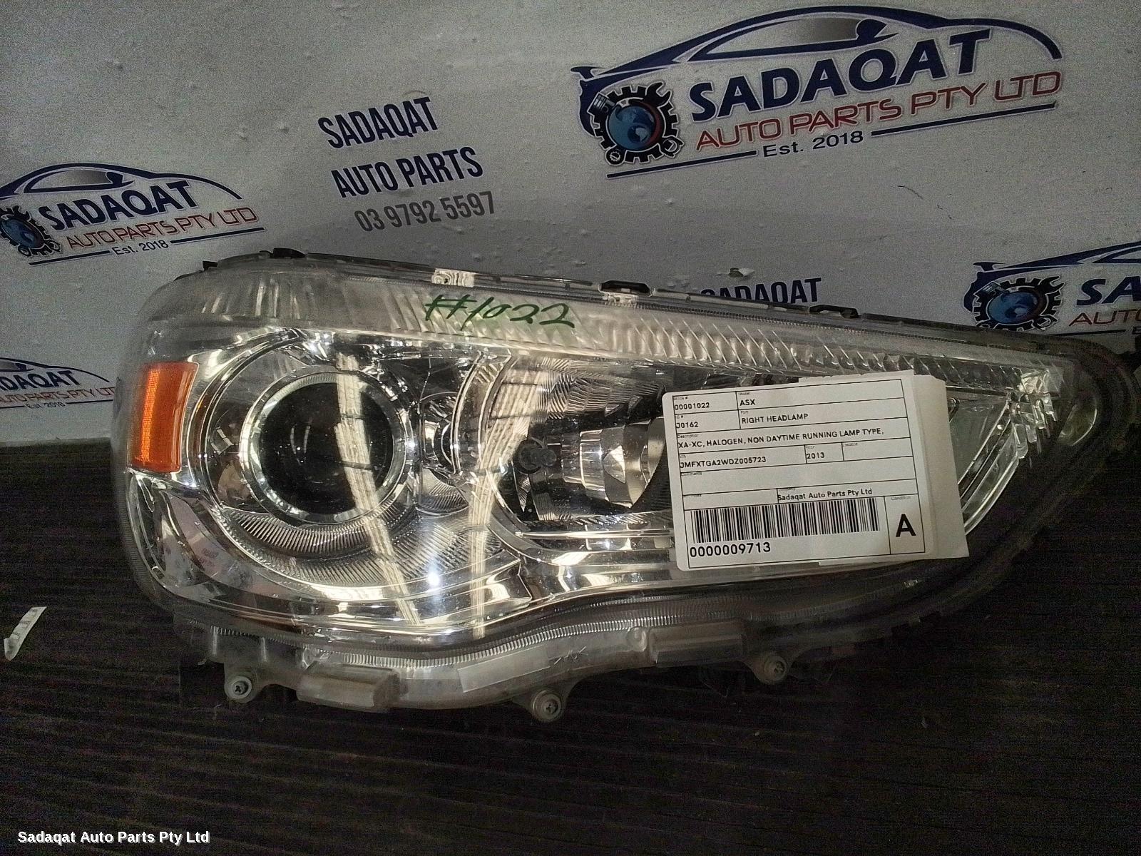 Mitsubishi Asx Right Headlamp