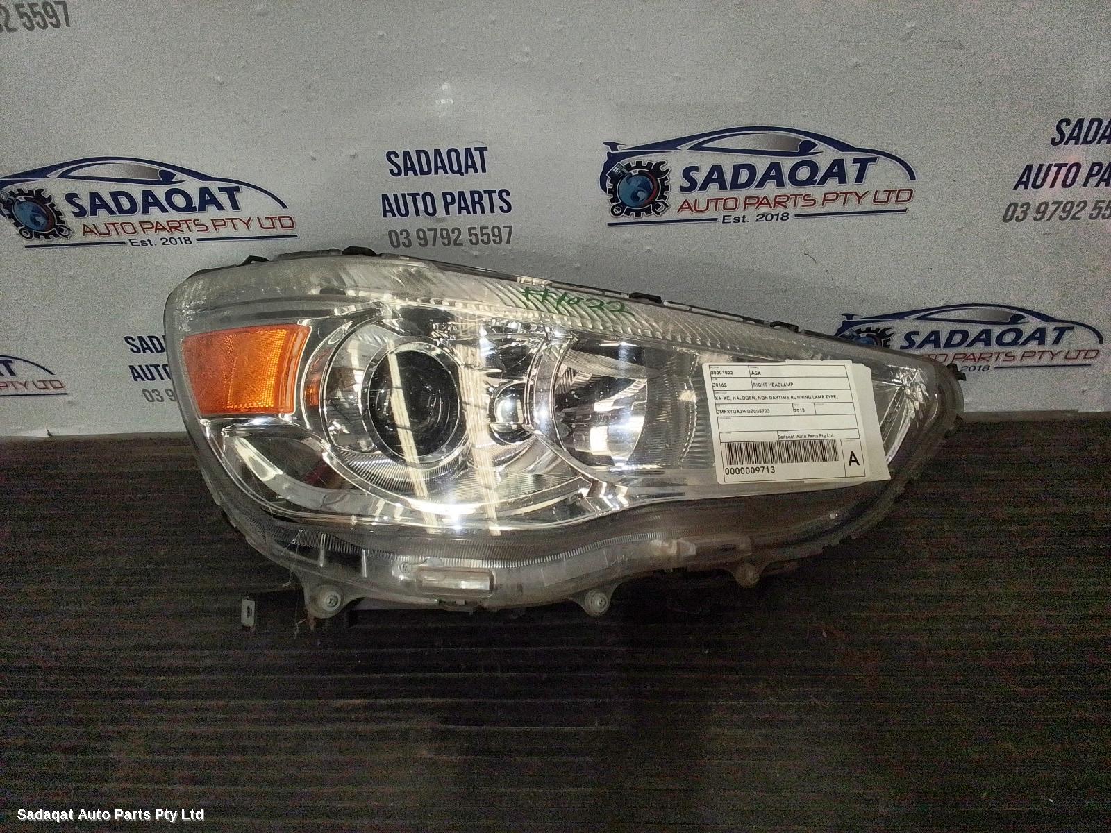Mitsubishi Asx Right Headlamp