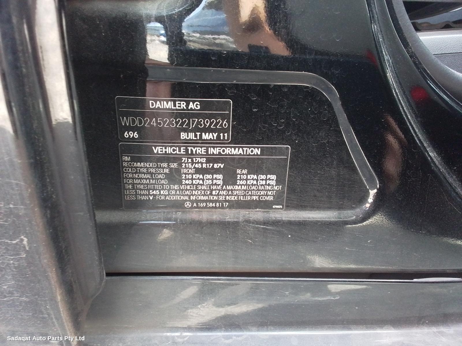 Mercedes B Class Right Door Mirror