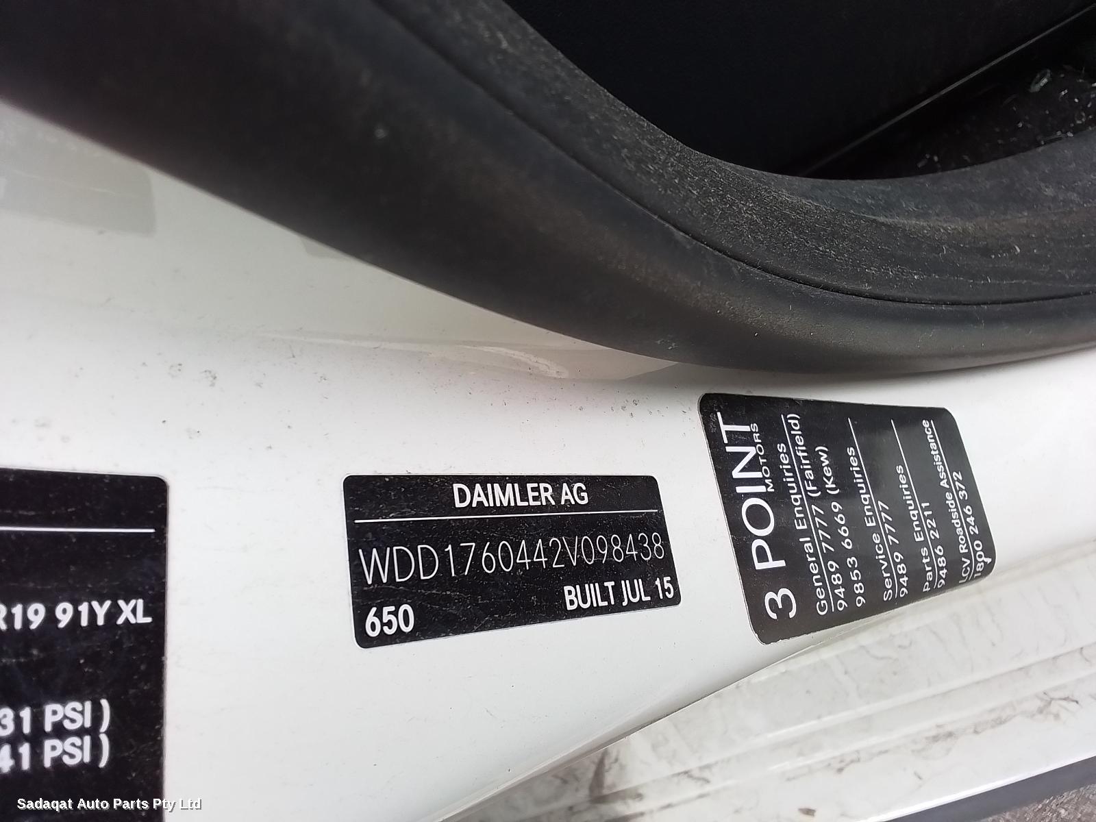 Mercedes A Class Bootlid/tailgate