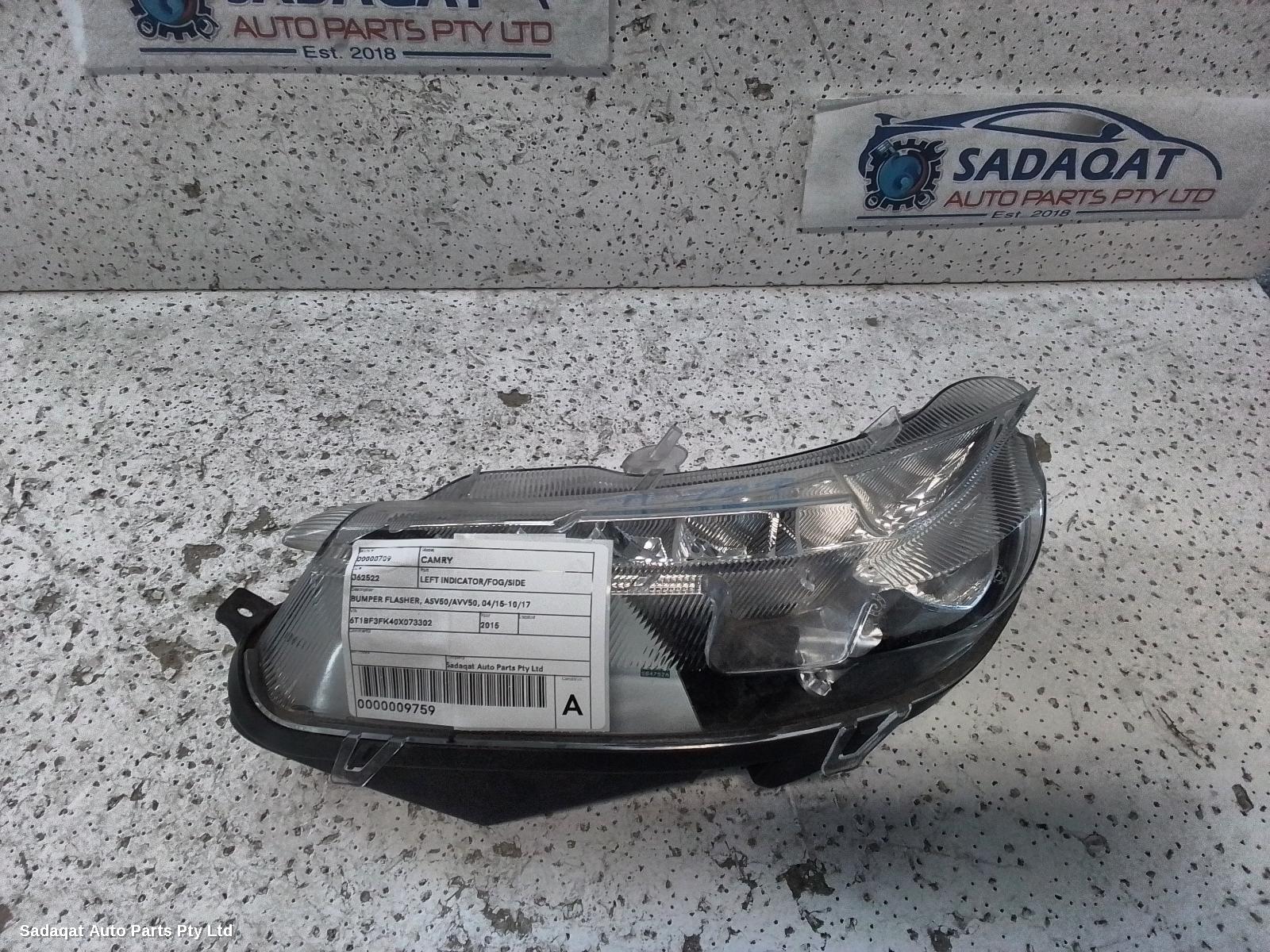 Toyota Camry Left Indicator/fog/side