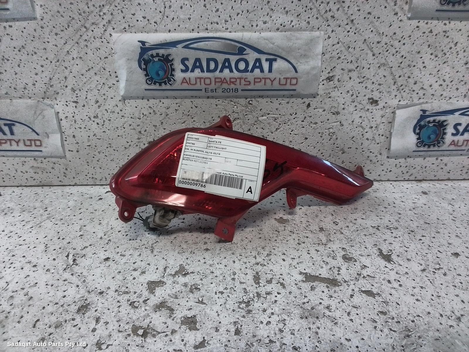 Hyundai Santa Fe Left Taillight