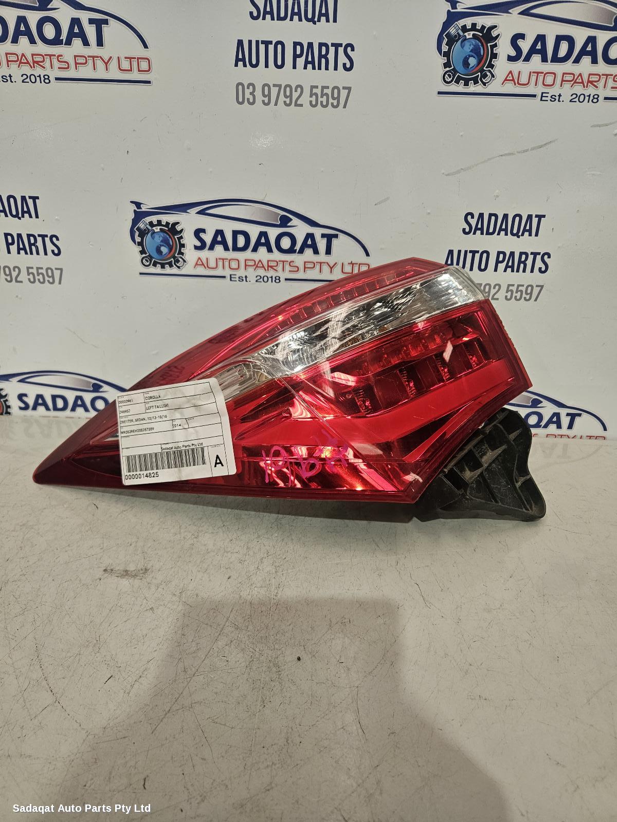 Toyota Corolla Left Taillight