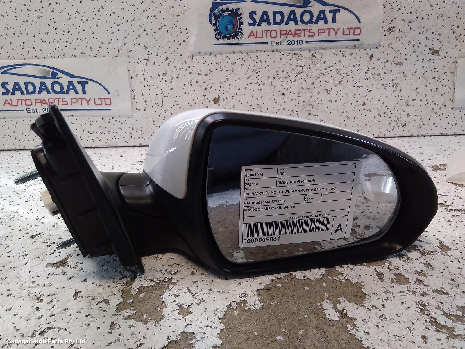 Hyundai I30 Right Door Mirror