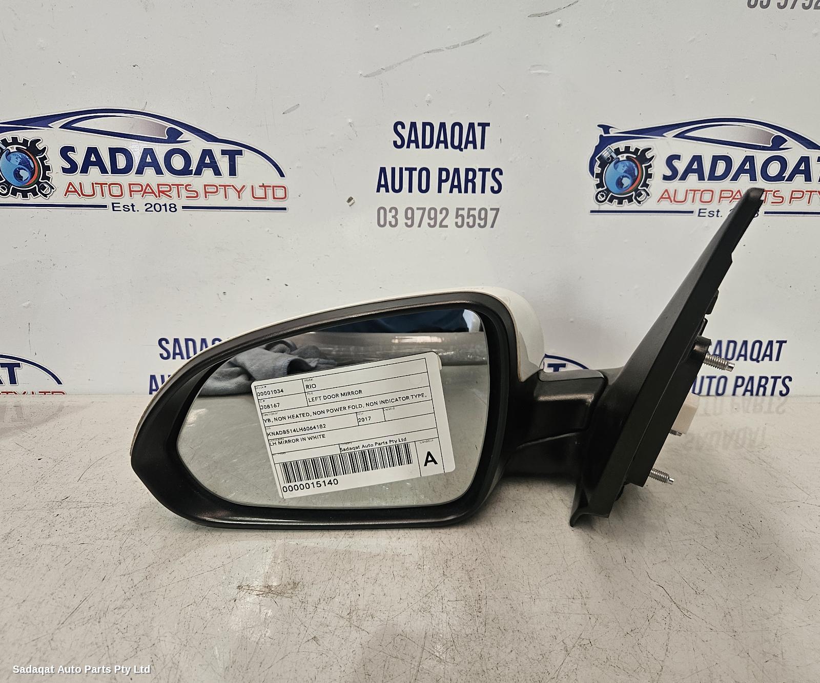 Kia Rio Left Door Mirror