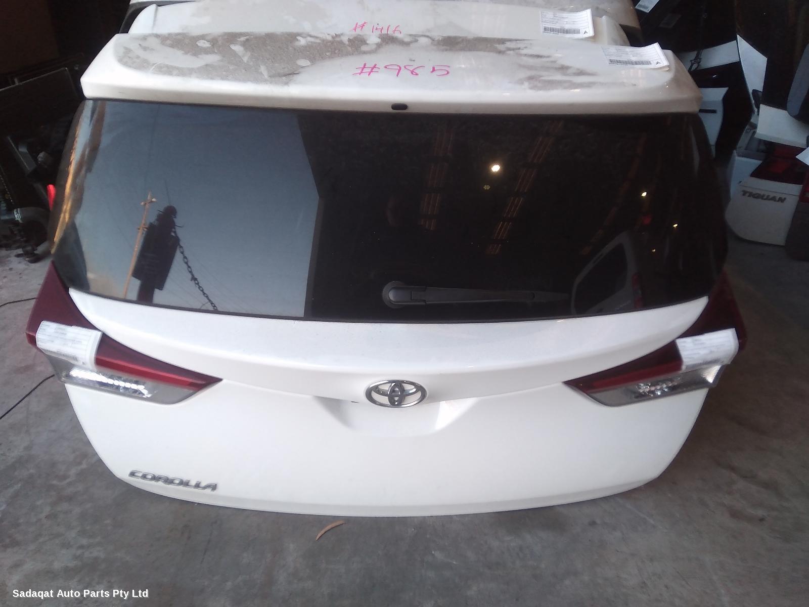 Toyota Corolla Bootlid/tailgate