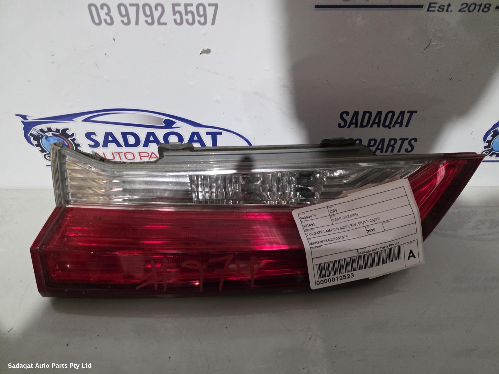 Honda Crv Rear Garnish