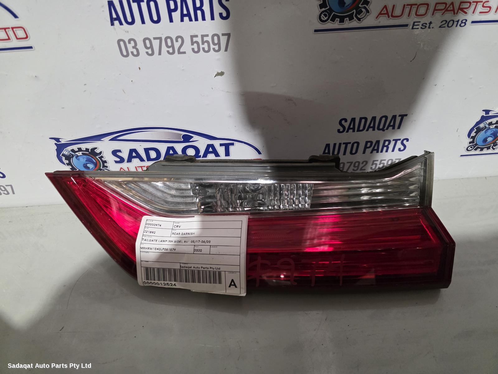 Honda Crv Rear Garnish