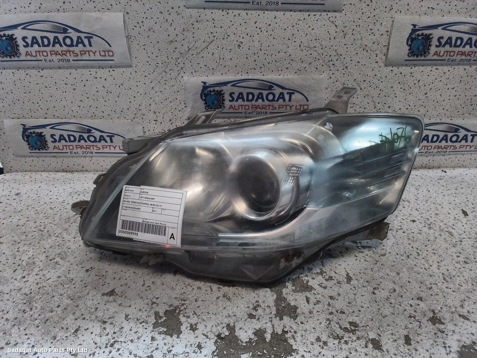 Toyota Aurion Left Headlamp