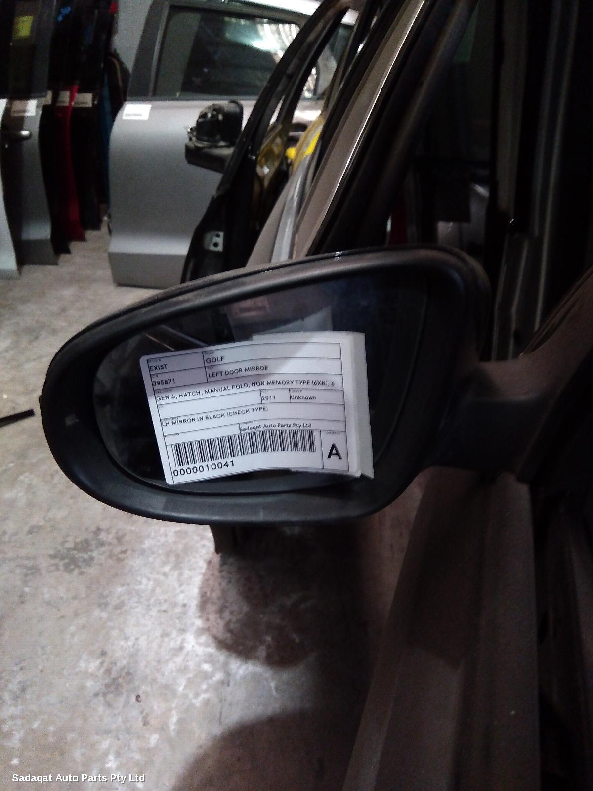 Volkswagen Golf Left Door Mirror