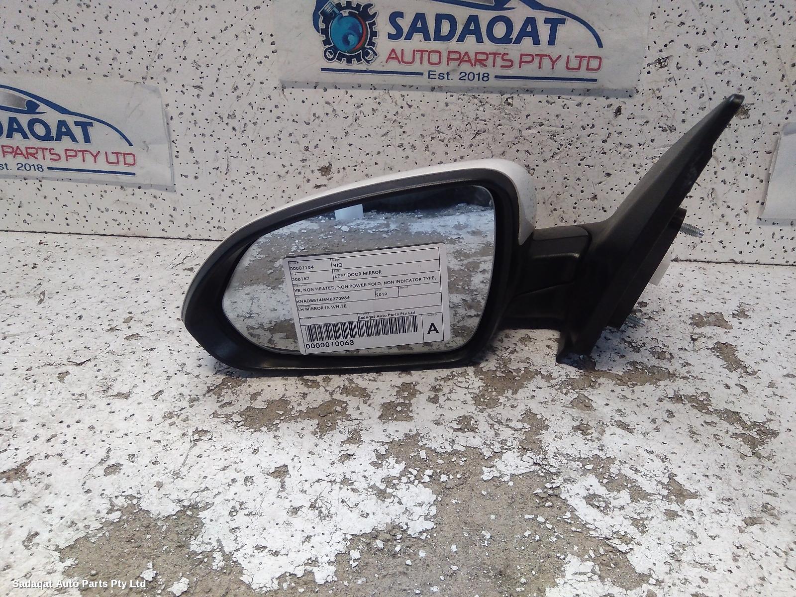 Kia Rio Left Door Mirror
