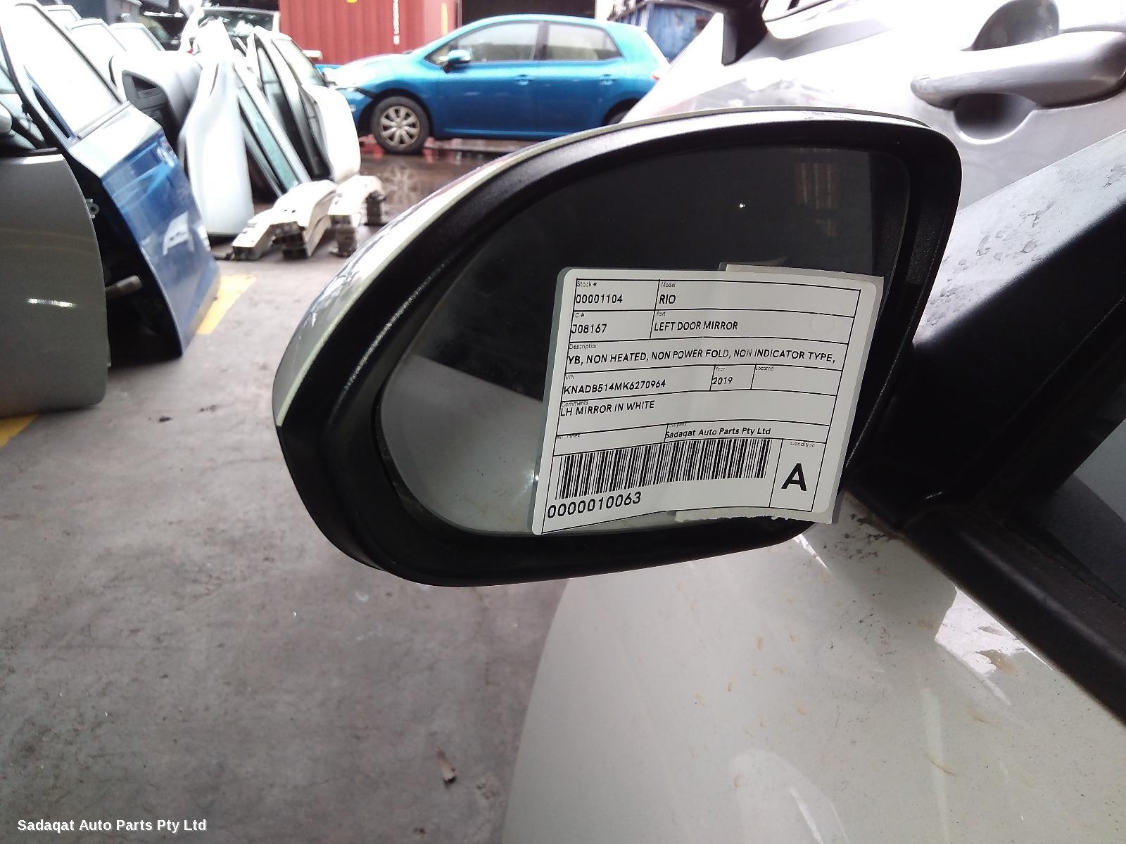 Kia Rio Left Door Mirror