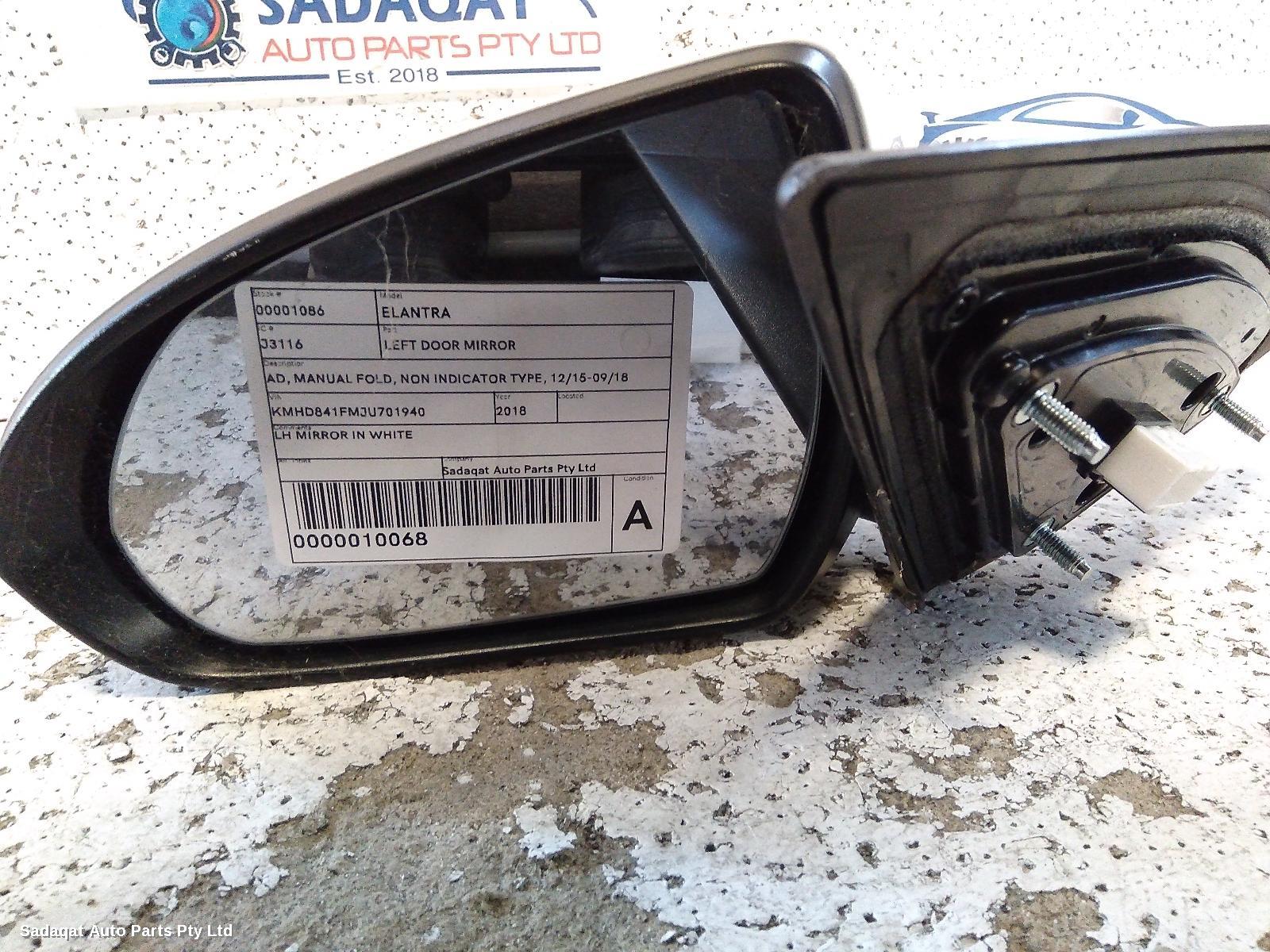 Hyundai Elantra Left Door Mirror