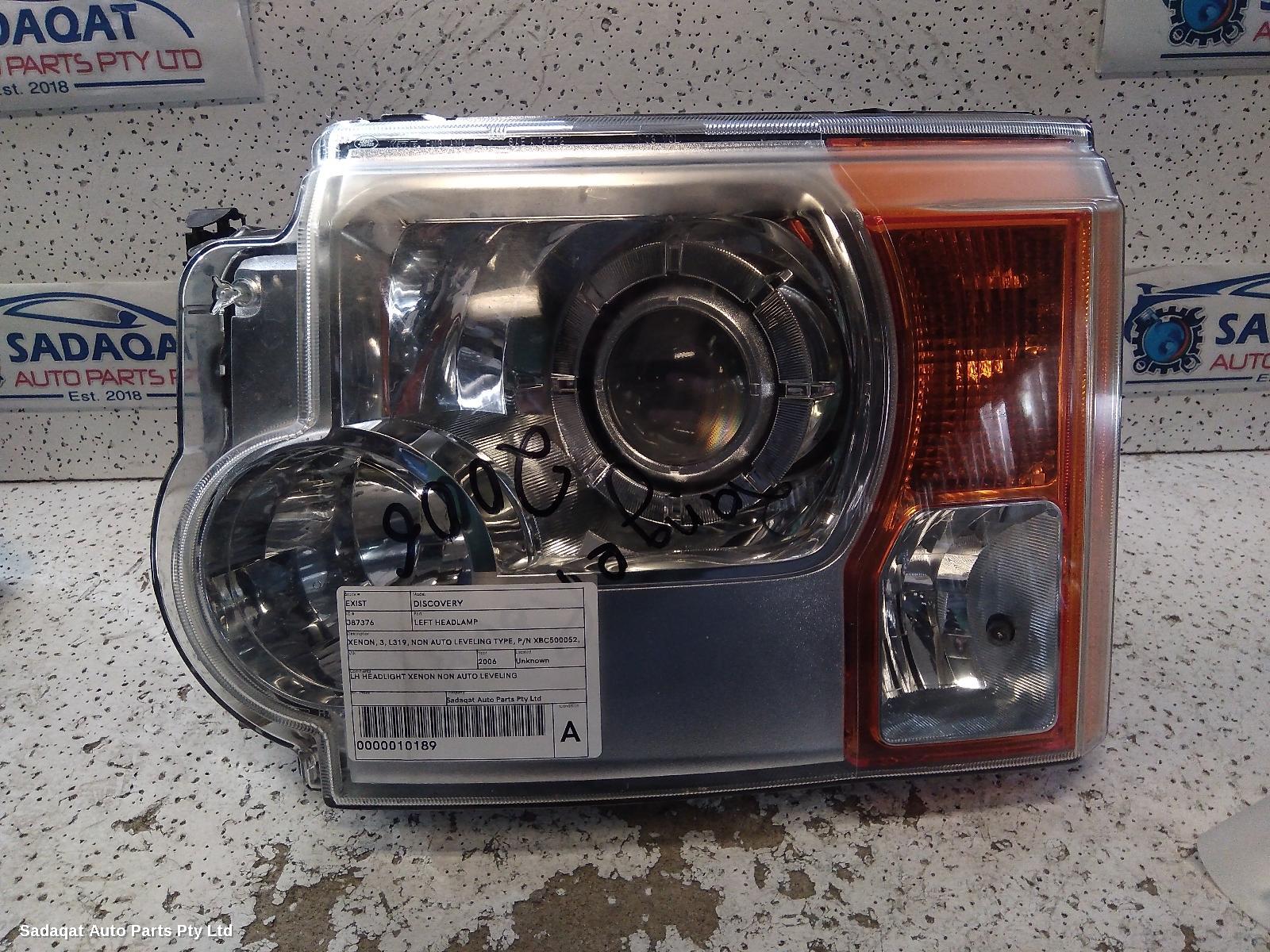 Land Rover Discovery Left Headlamp