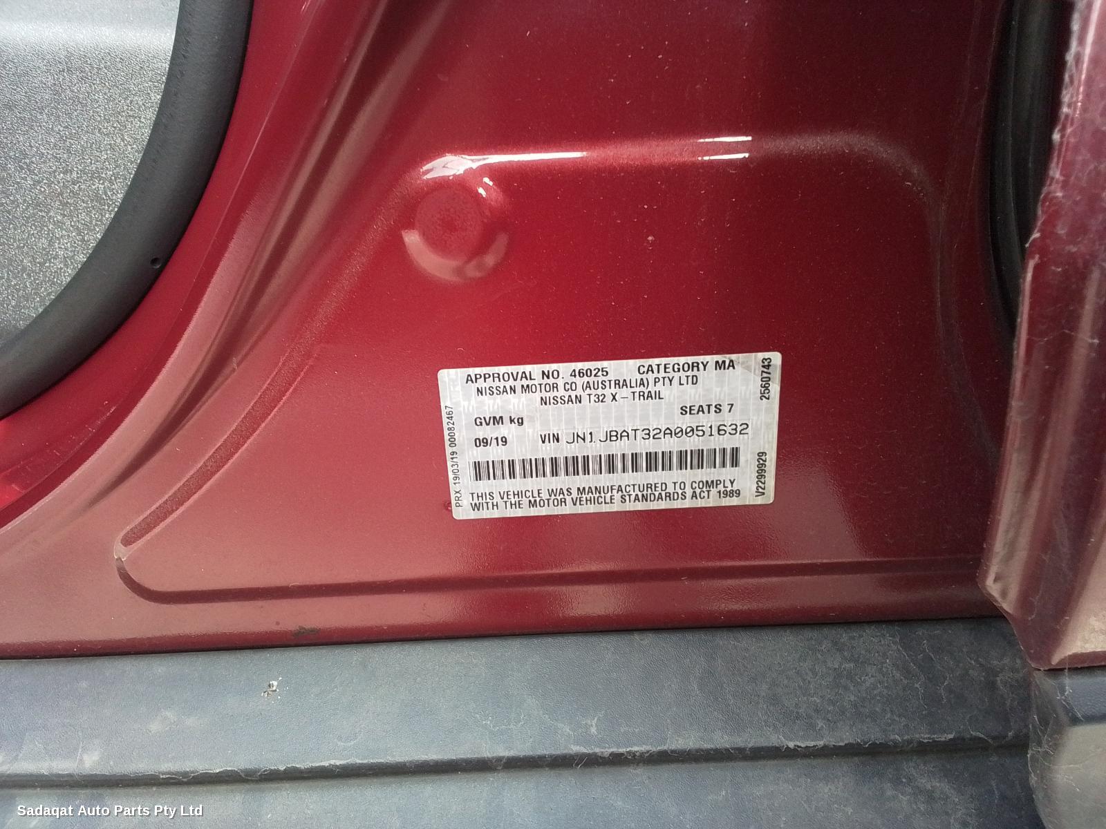 Nissan Xtrail Right Taillight