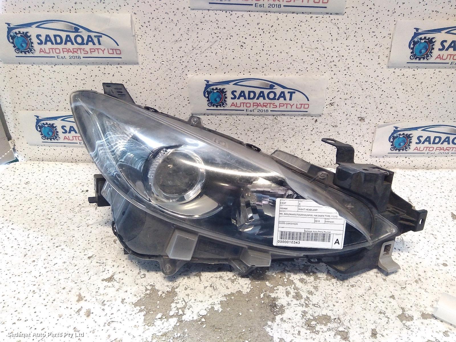 Mazda 3 Right Headlamp