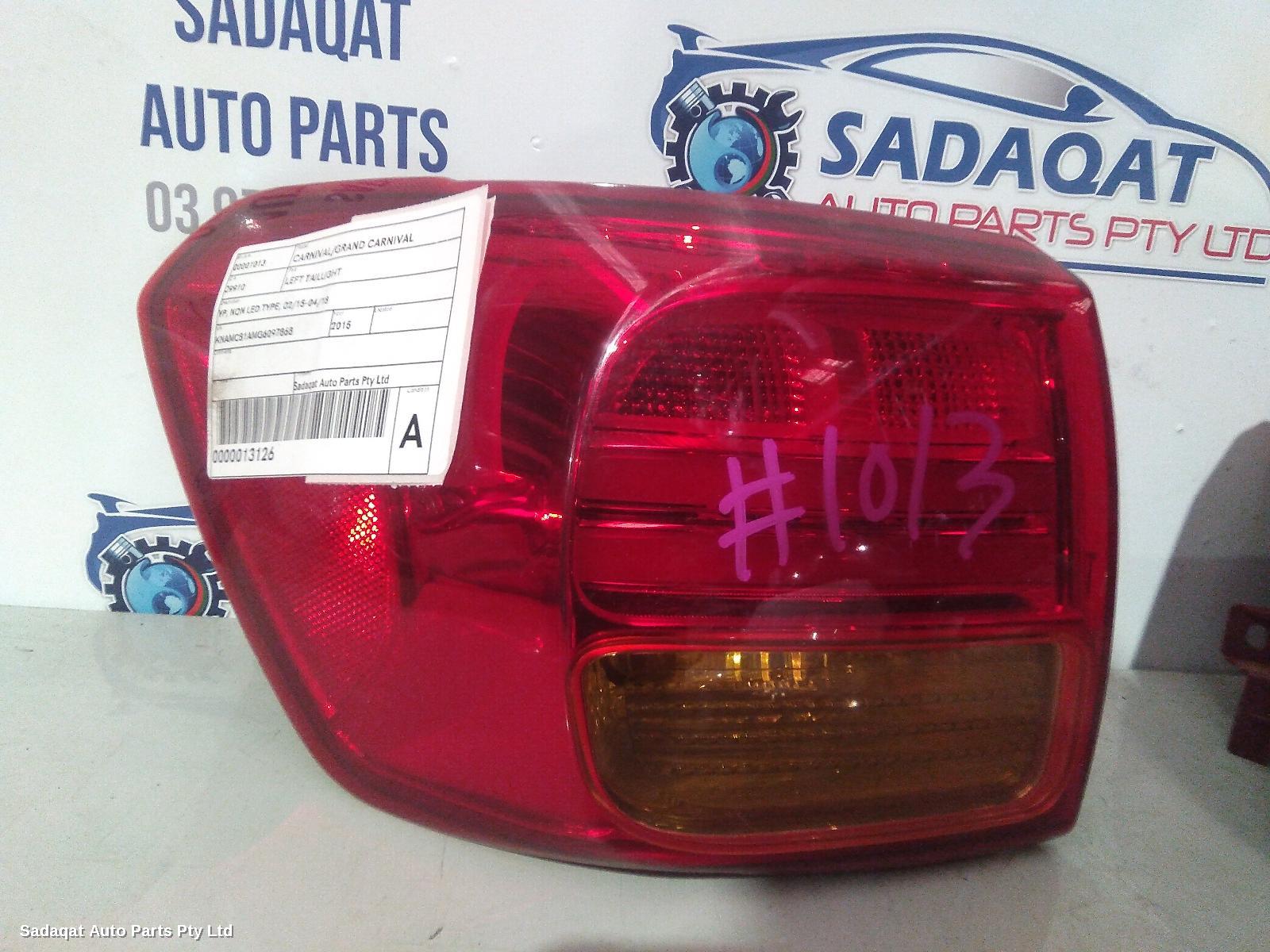 Kia Carnival/grand Carnival Left Taillight